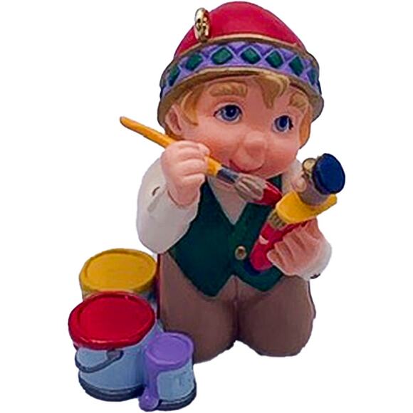 1999 Hallmark Keepsake Arctic Artist Collector's Club Christmas Ornament in Box - Picture 3 of 7